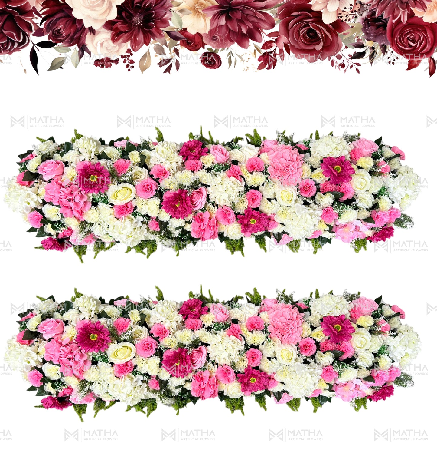 Mixed White Pink | 4 Ft