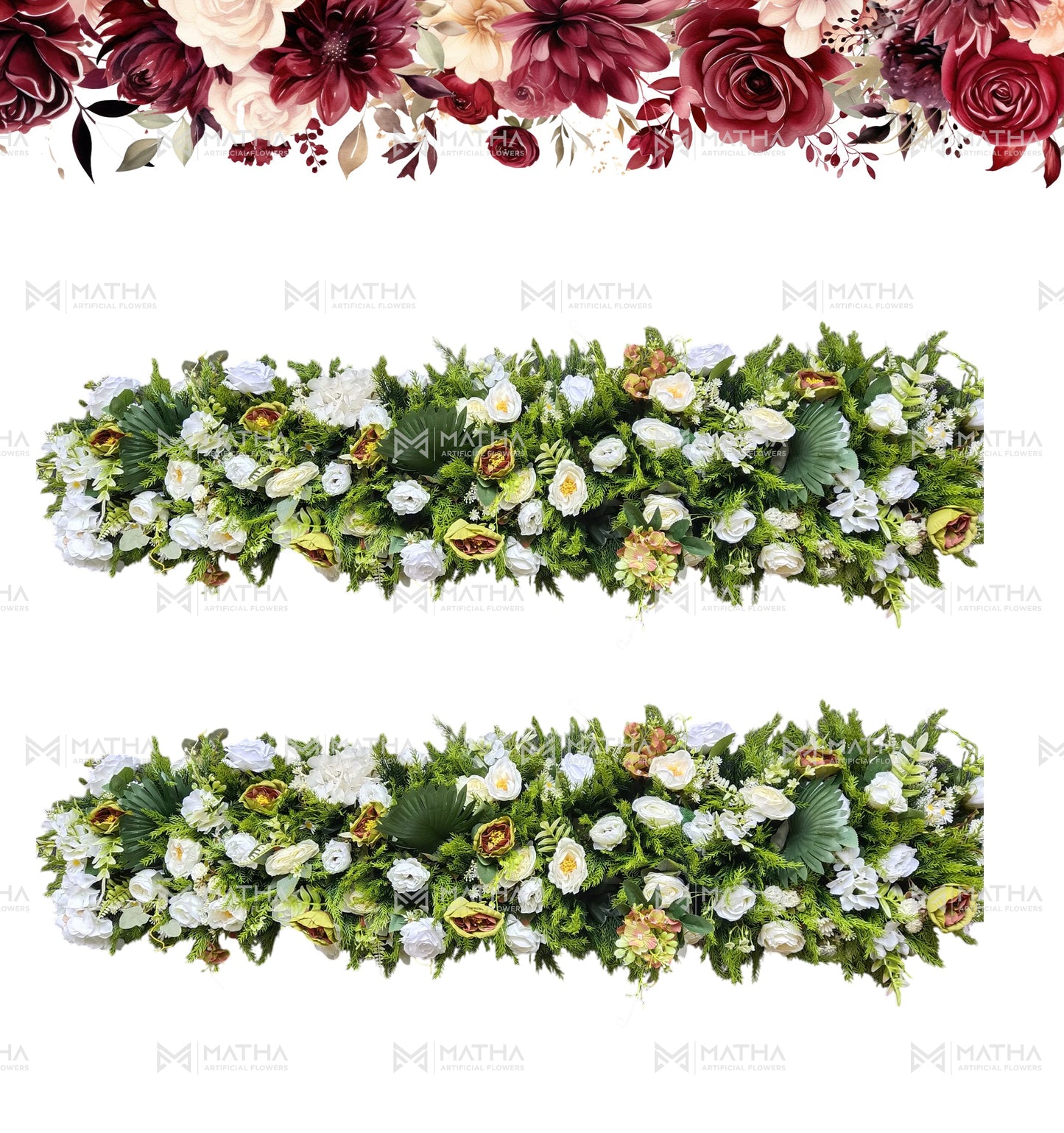 Premium White Mixed Green | 4 Ft
