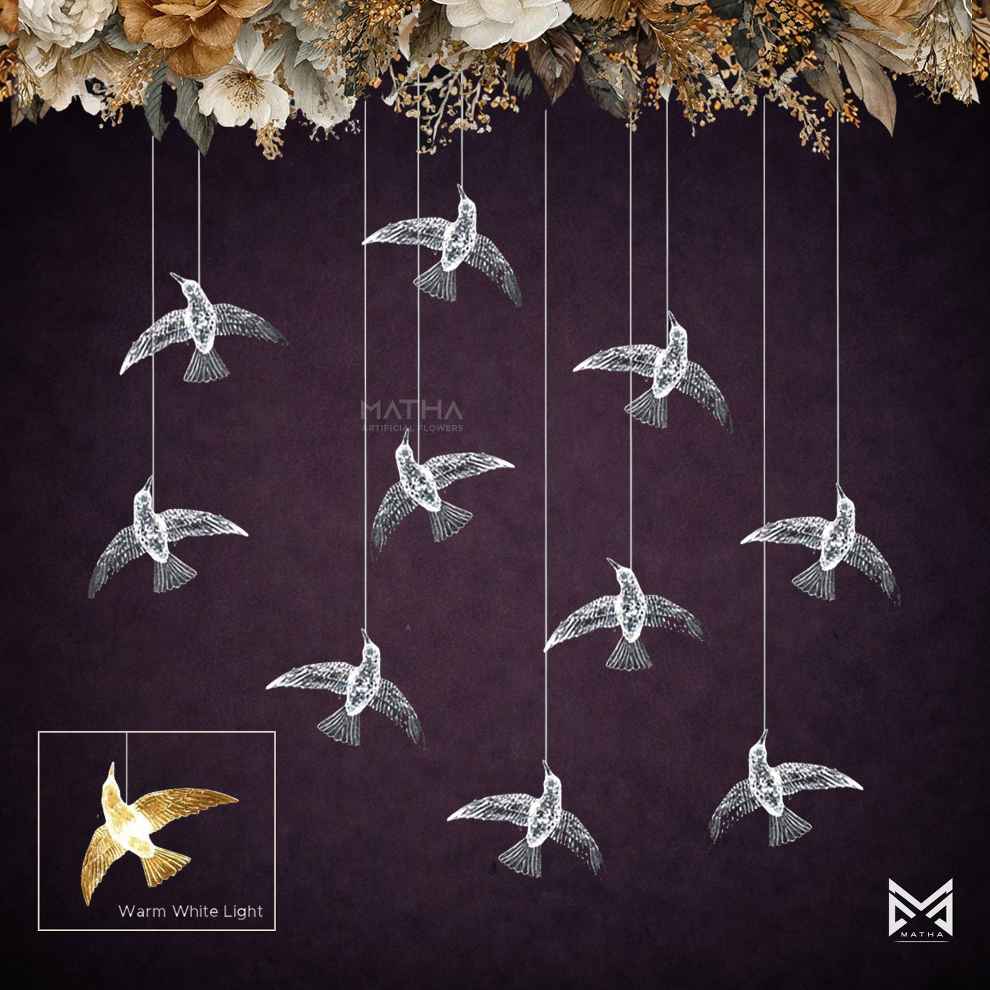 Bird Hanging | Set of 10 Pcs