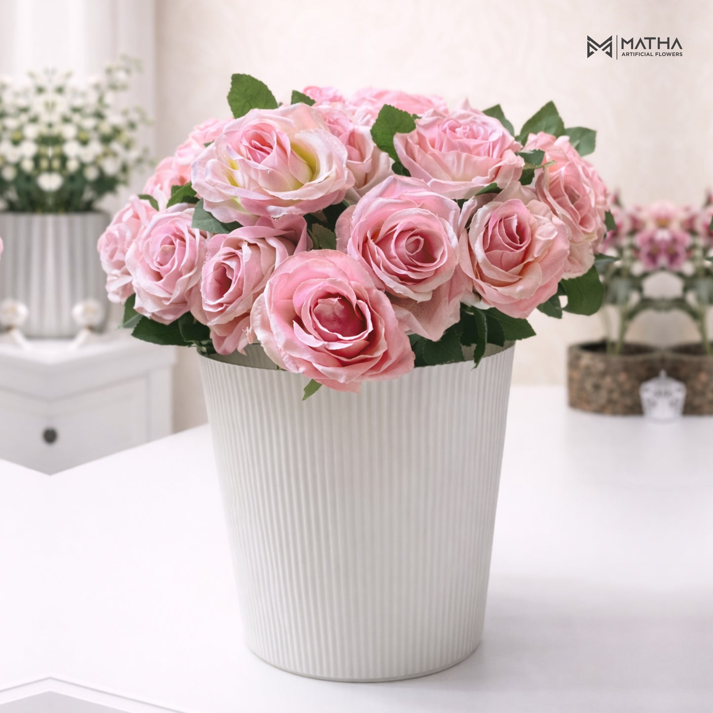 Basket Flower Model | 18 Inch