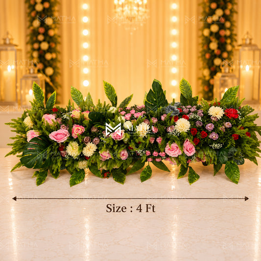 Rose Mixed Runner | 4Ft