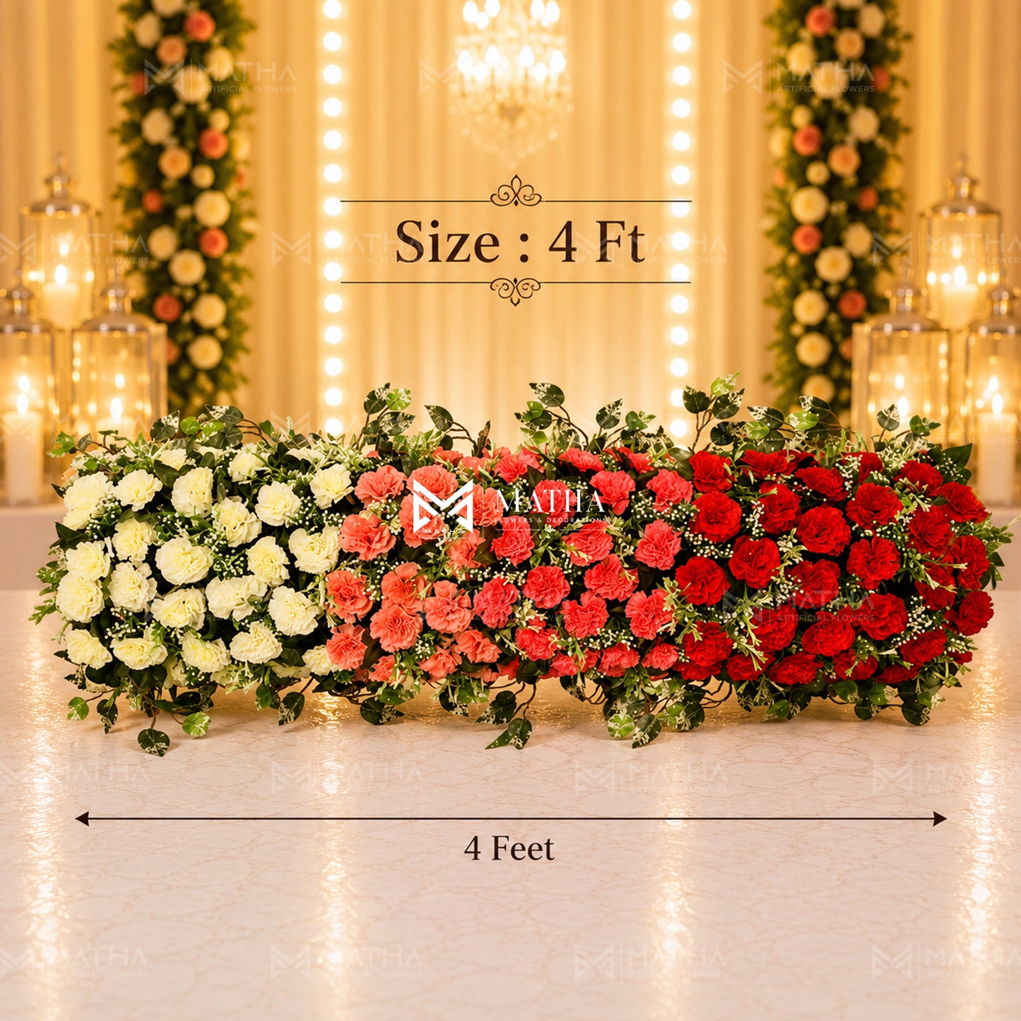 Carnation Runner | 4Ft