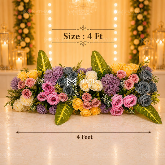 Premium Rose Mixed Runner | 4Ft