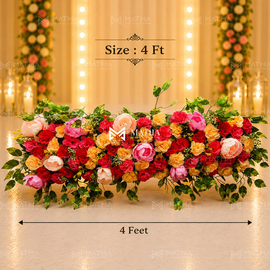 Mixed Flower Runner | 4Ft
