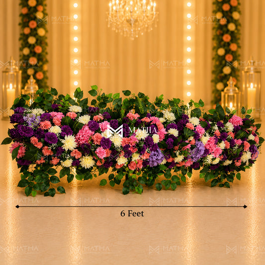 Purple With Pink Runner | 6Ft
