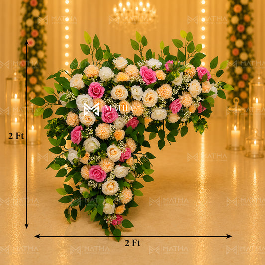 L Corner Mixed Flower Runner | 4Ft
