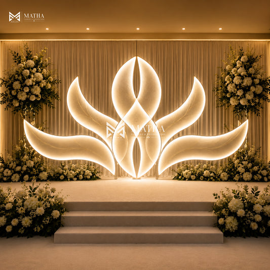 Royal Lotus LED Stage Backdrop