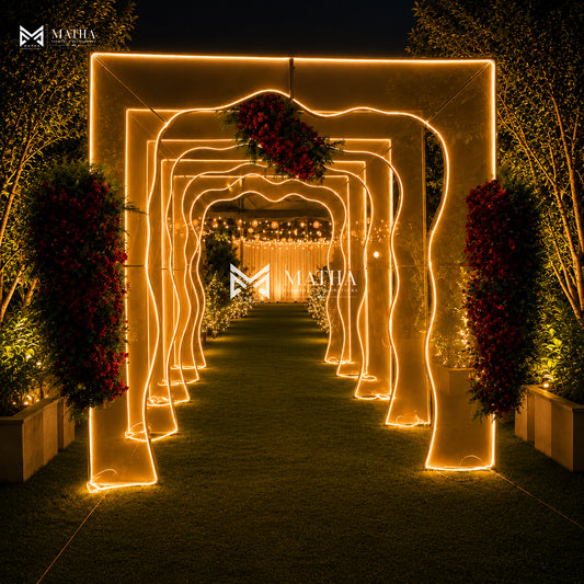 Luxury Infinity LED Entrance Tunnel