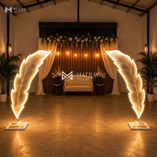 Royal Feather LED Stage Décor