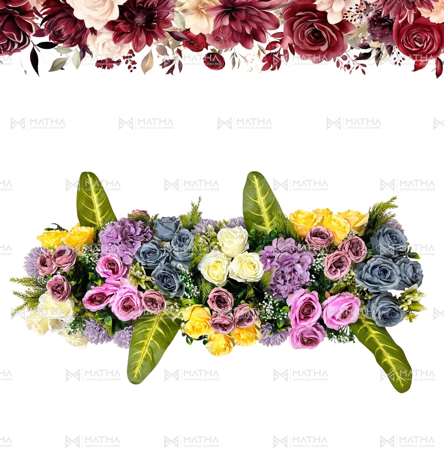 Premium Rose Mixed Runner | 4Ft