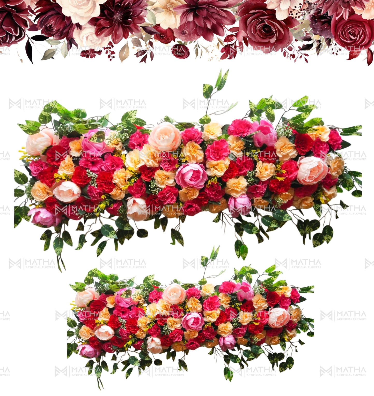 Mixed Flower Runner | 4Ft