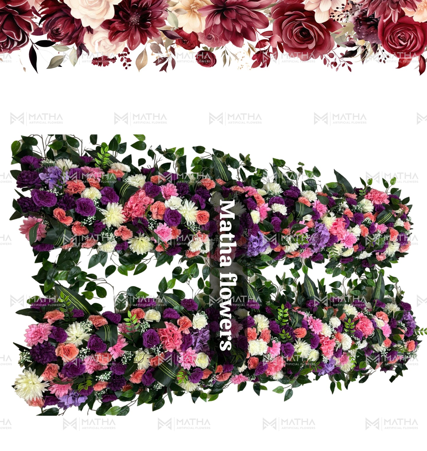 Purple With Pink Runner | 6Ft