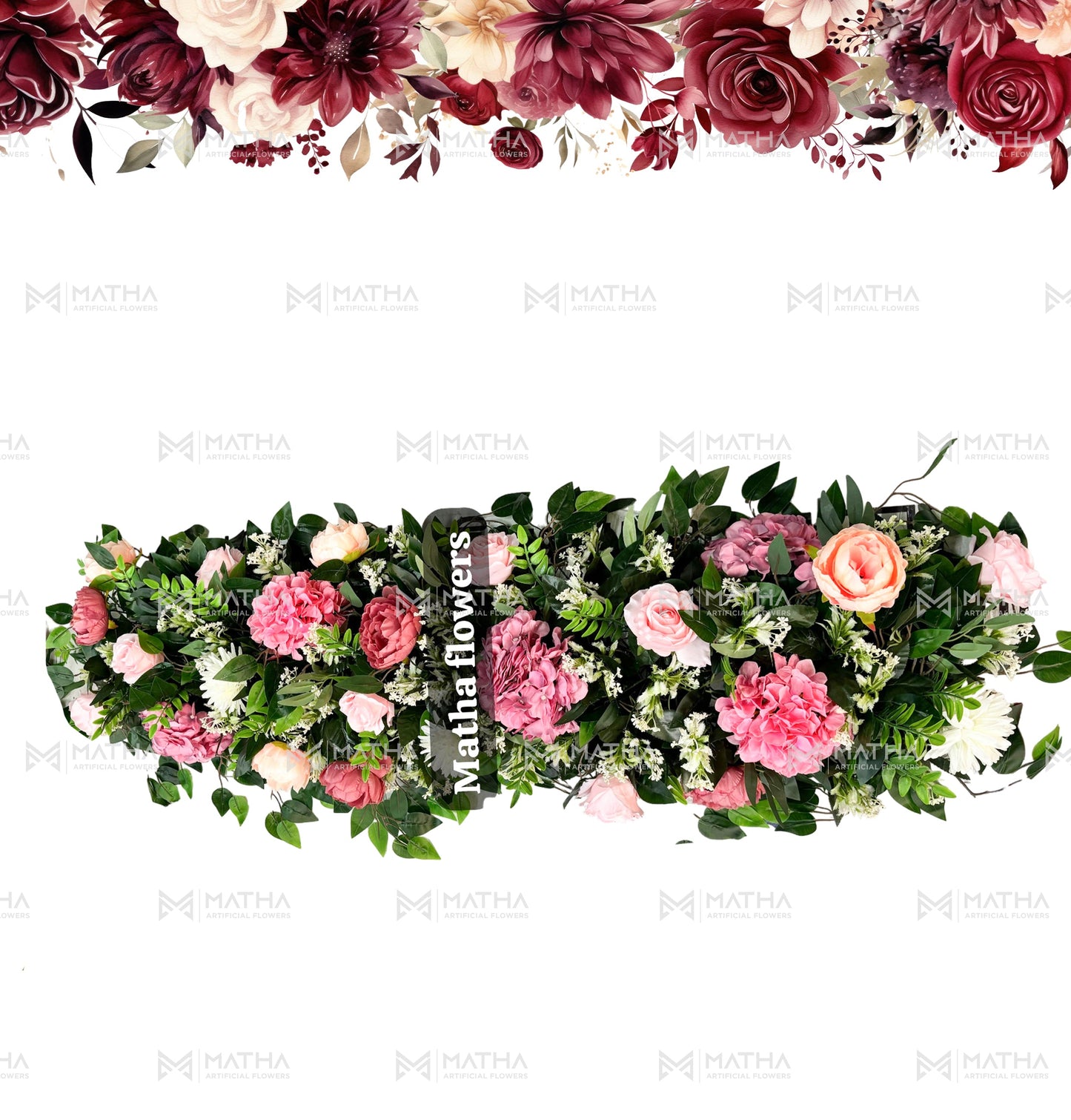 Mixed Flower Runner | 4Ft