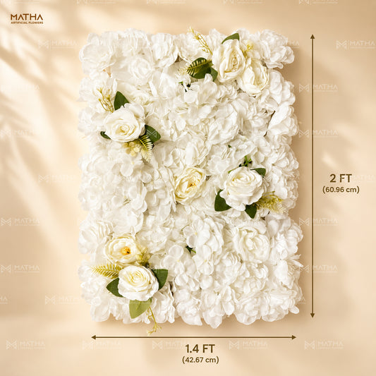White Flower Wall Panel (1.4 FT x 2 FT)