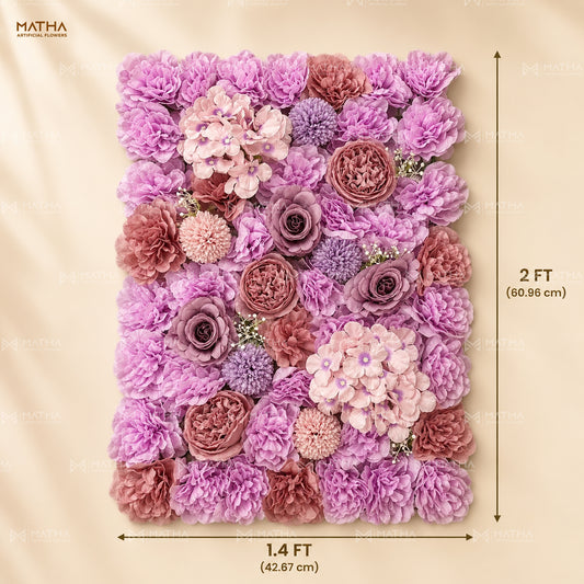 Lavender Flower Wall Panel (1.4 FT x 2 FT)