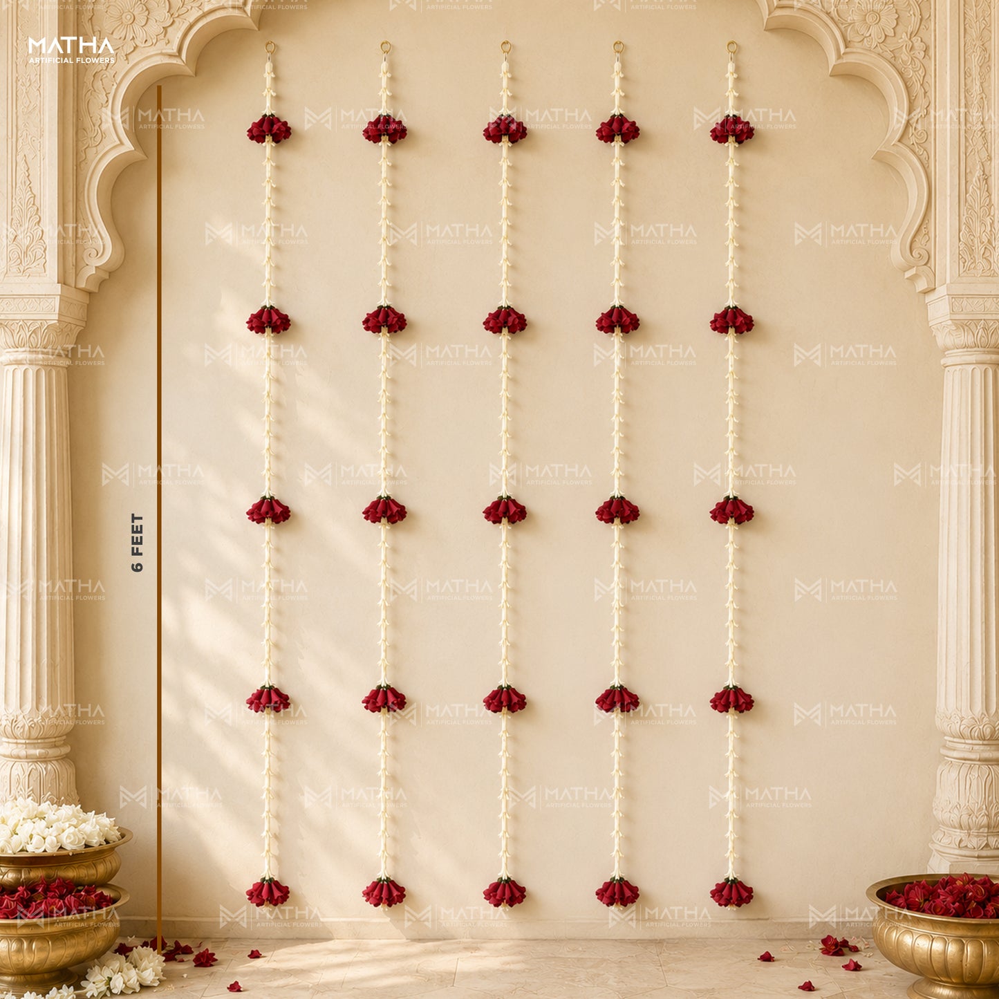 Sampangi Garland | 6Ft | Set of 2Pcs
