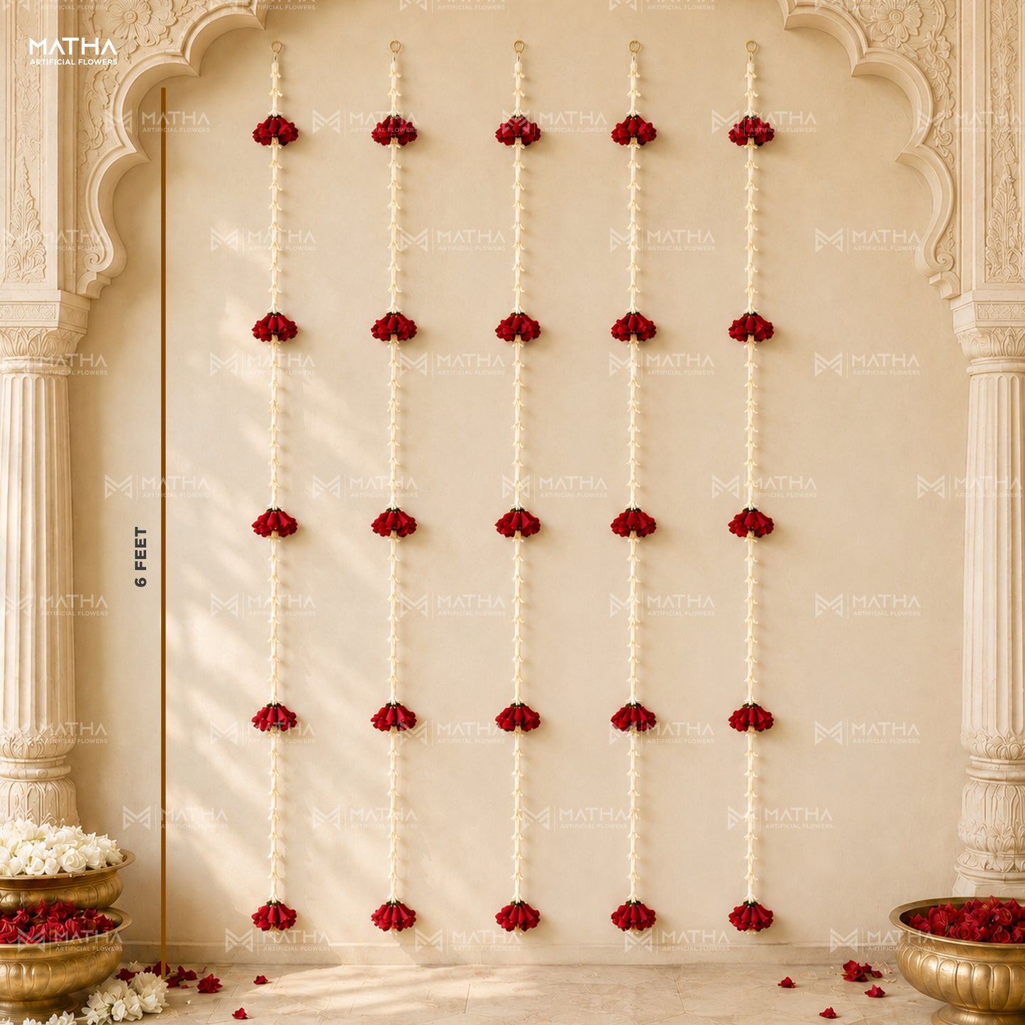 Sampangi Garland | 6Ft | Set of 2Pcs