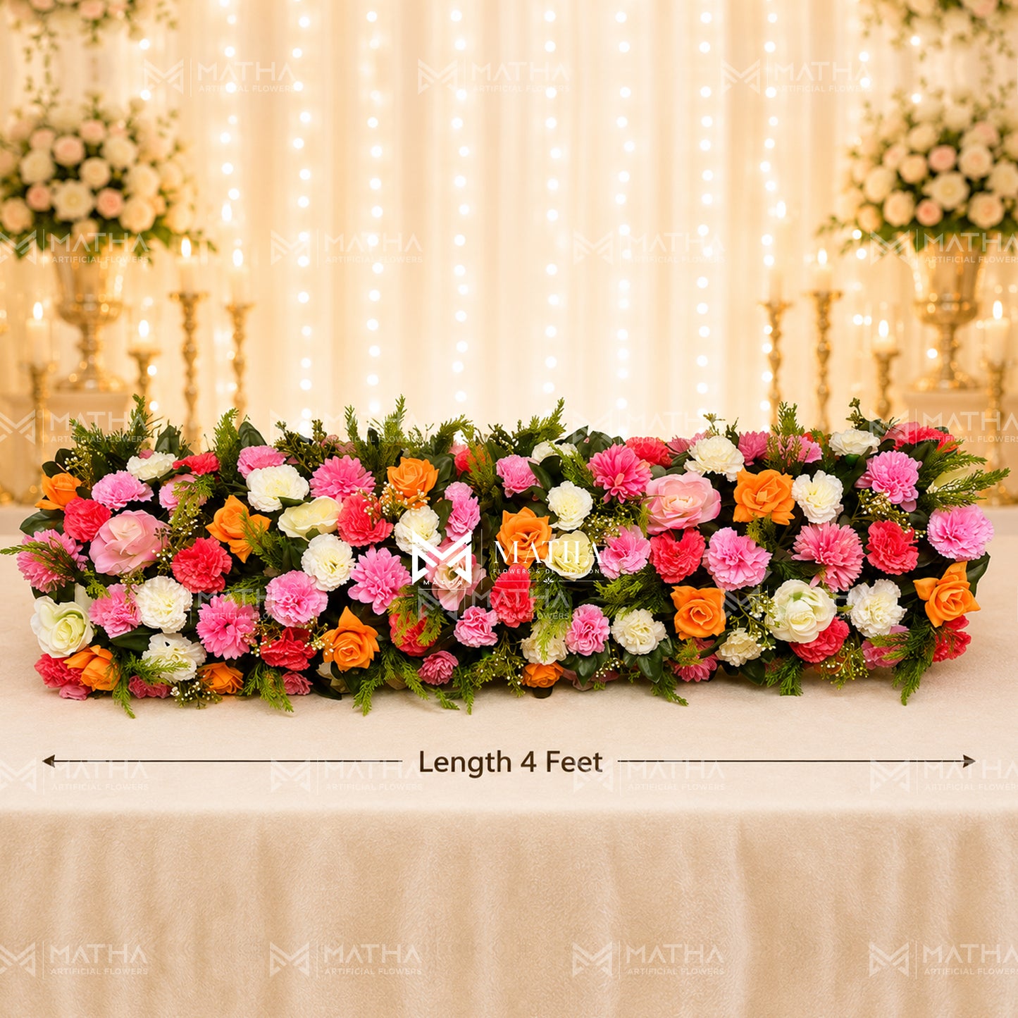 Carnation Rose Runner | 4 Ft