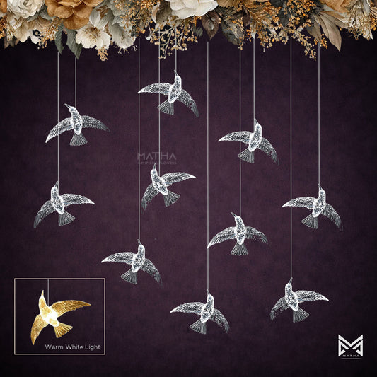 Bird Hanging | Set of 10 Pcs