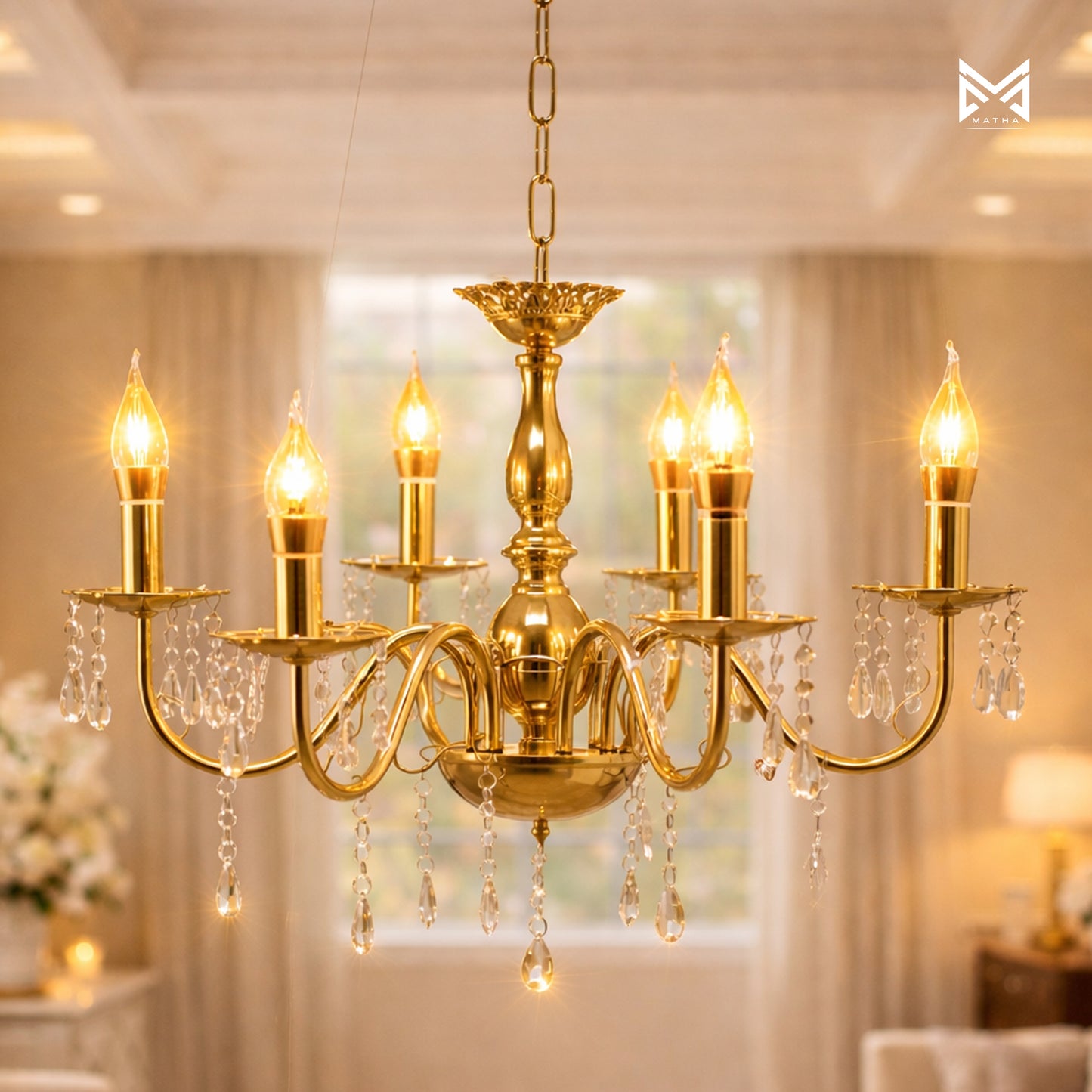 6 Arms Metal Chandilier