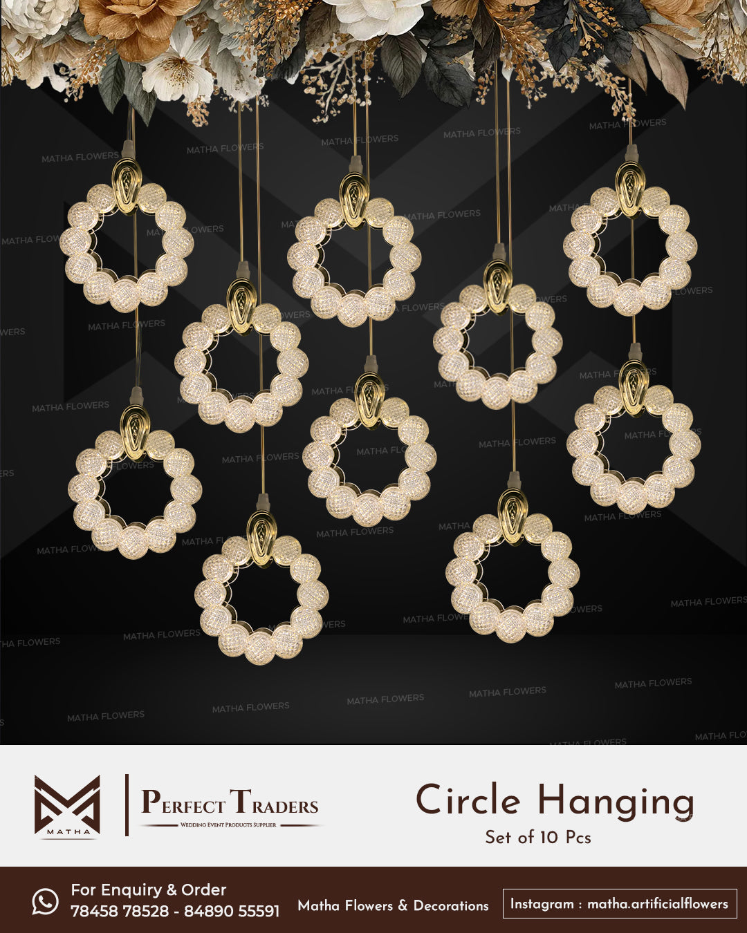 Circle Hanging | Set of 10 Pcs