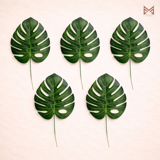 Monstera Leaf 9Inches Pack of 5 Pcs