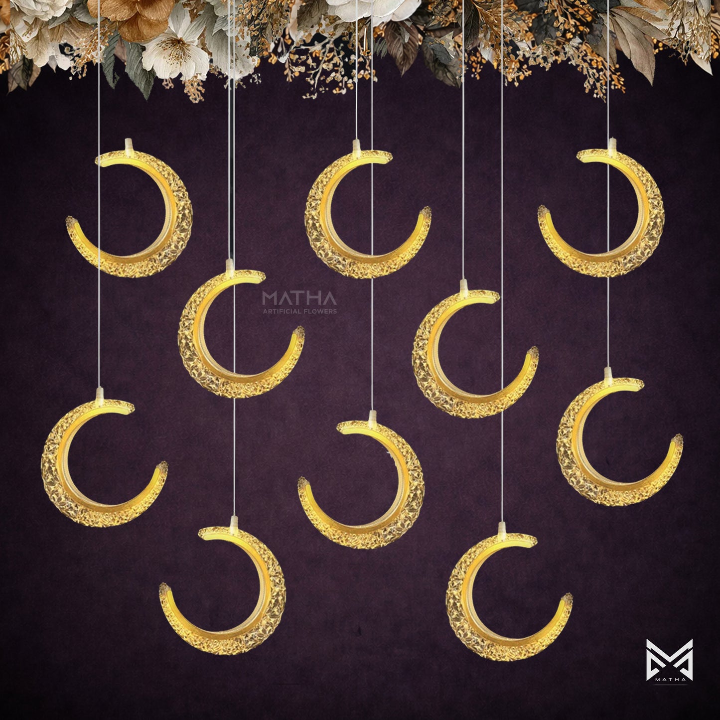 Moon Hanging | Set of 10 Pcs